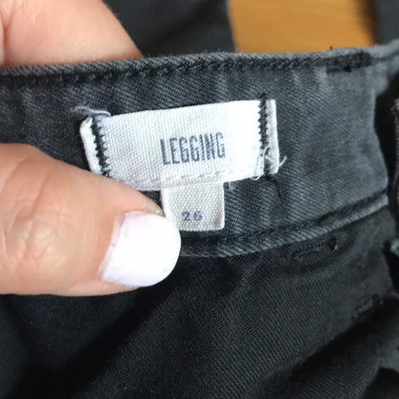 Madewell Gray Skinny Denim Leggings - Picture 6 of 7